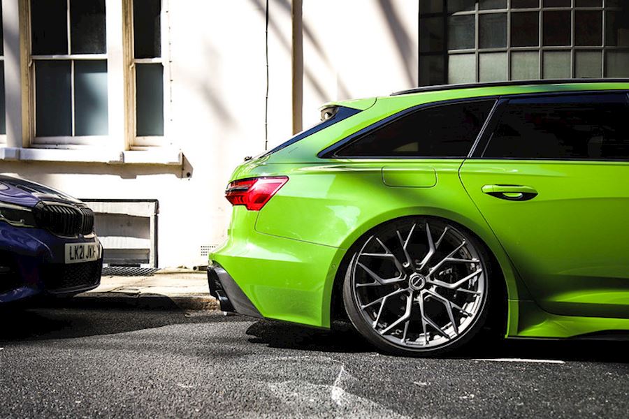 Audi RS6 C8 installed with Brixton Forged PF10 duo series